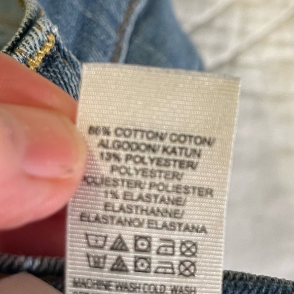 LUCKY BRAND Women Medium Wash SIENNA SLIM BOYFRIEND Jeans Size 12/31 Distressed - Picture 9 of 13